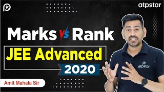 Marks Vs Rank | JEE Advanced 2020 results | ATP STAR