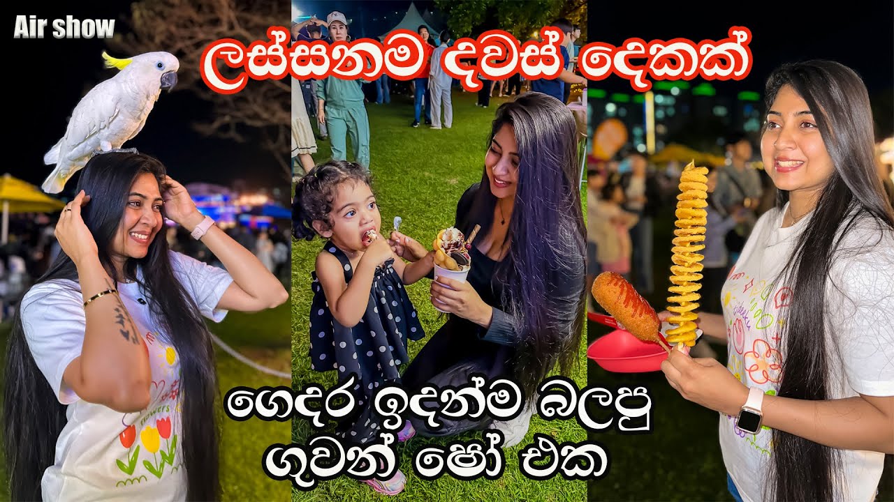 ගෙදර ලගටම ආව Festival එක ''Air Show, Street Food, Miusical Show '' හැමදේමත් එක්ක සතුටින්ම ගත උන දවස්