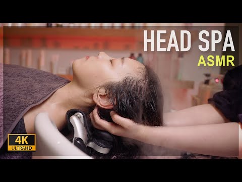 ASMR 😪 마음이 평화로워지는 헤드스파~ 🎁 두피마사지로 팅글 수면