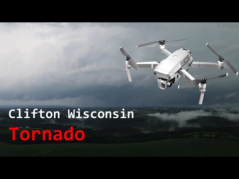Large Tornado from Drone - Mysterious Tornado Activity