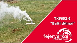 TXF652-6 balti dūmai, fejerverkai 2024 fejerverkaiinternetu.lt