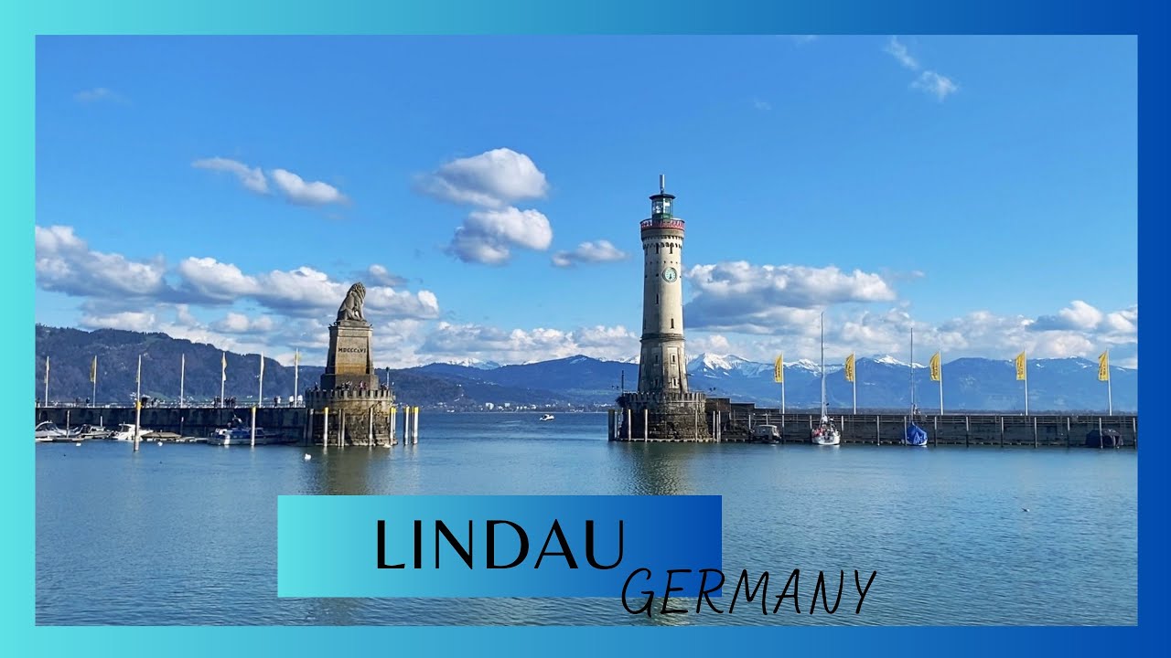 НАЙПІВДЕННІШЕ МІСТО НІМЕЧЧИНИ ЛІНДАУ ОЗЕРО БОДЕНЗЕЄ АЛЬПИ LINDAU GERMANY BODENSEE