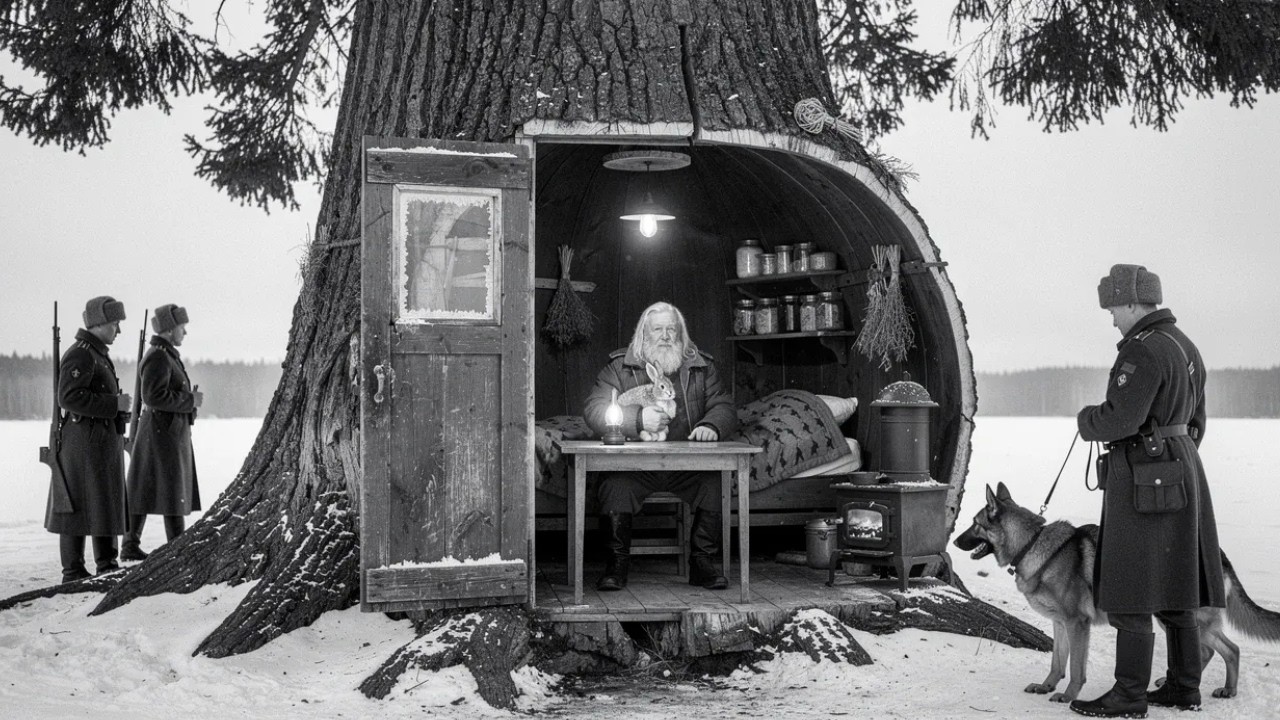 ПОБЕГ С ПОЕЗДА: бывший РАЗВЕДЧИК построил ДОМ внутри кедра и издевался над конвоем