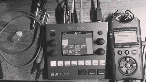 Futuristic Backing Track Beat: 1010music blackbox - DFAM - Minilogue XD
