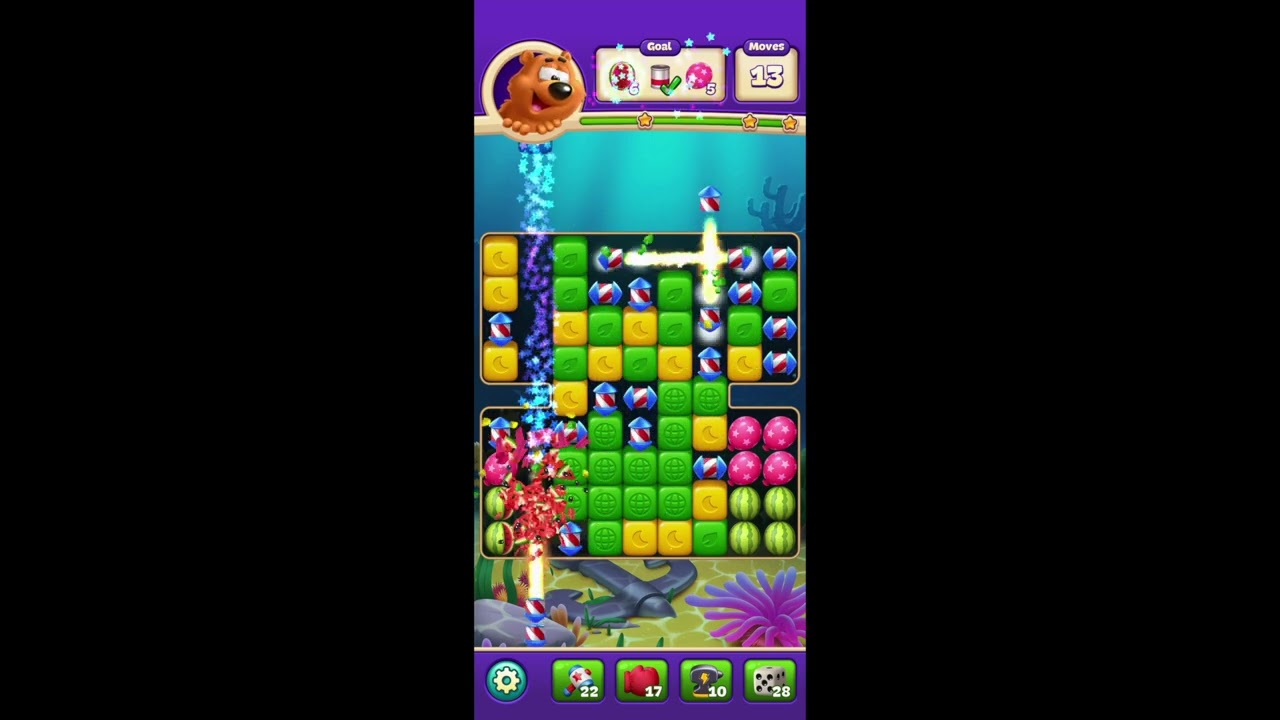 Toon Blast Level 186 Walkthrough