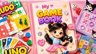How To Make 😍 Cute &Fun Paper  GAMING Book | DIY Games Book screenshot 5