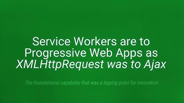 Technologies Behind Progressive Web Apps