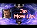 UMK3 MK3 Jax Move List
