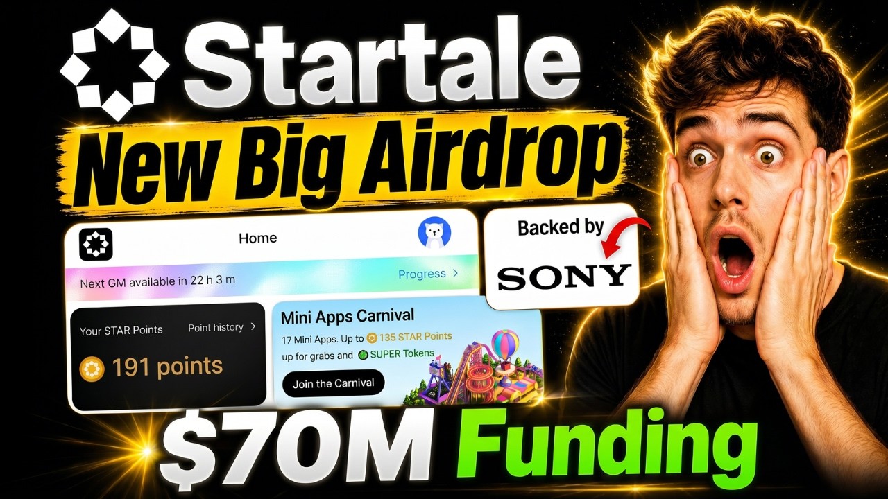 Startale Airdrop Guide | $70M Funding | Sony Backed Project