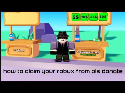 HOW YOU GET FREE ROBUX ON PLS DONATE (Roblox) 