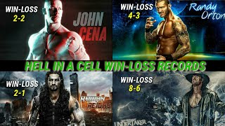 Every Wwe Superstars Hell In A Cell Win Loss Records