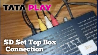 Tata play HD Set Top Box Connection // Tata Play SD Set Top Box connection 