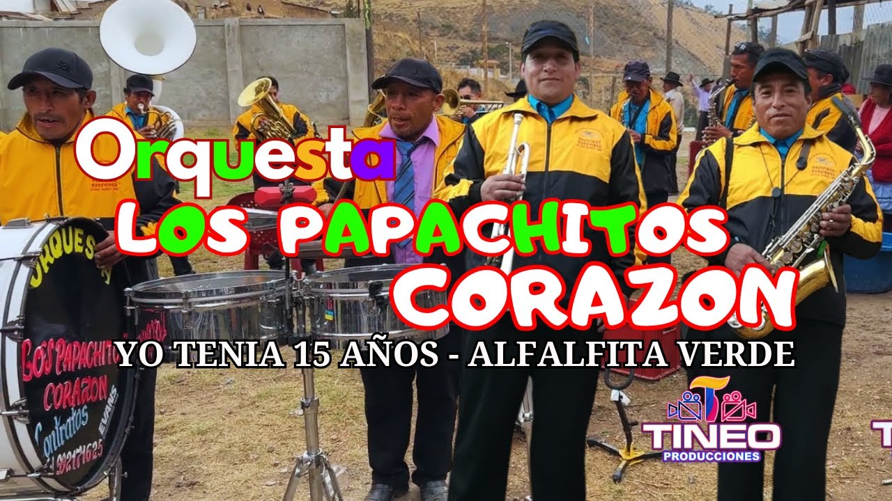 Los papachitos corazón -  yo tenia 15 años - alfalfita verde