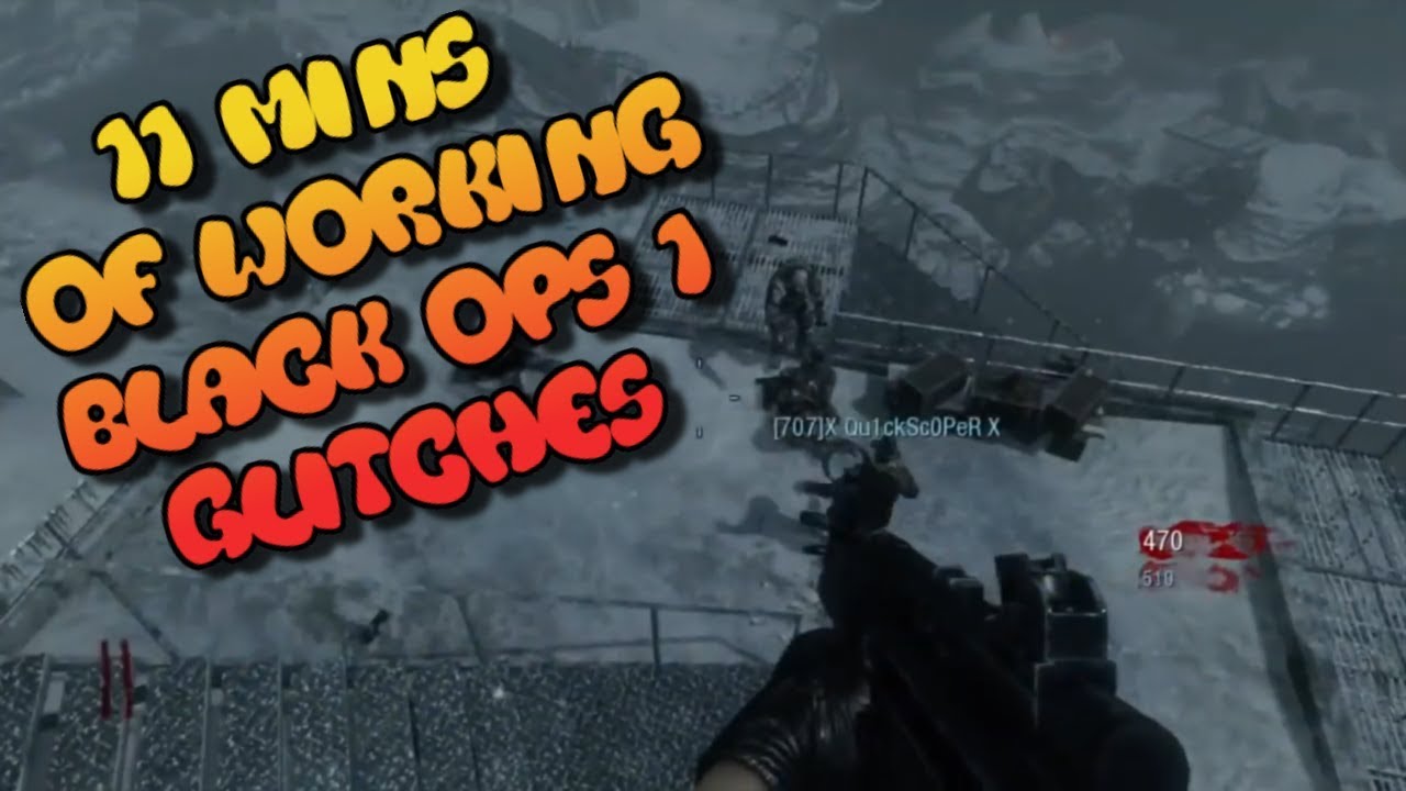Black Ops 1 Zombies Glitches: 10 Minitues Of *Working Zombie Glitches* "BO1 ZOMBIES  GLITCHES" - YouTube