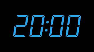 12 Hour Clock | 8:00 - 20:00 | 24hr Time | Digital Display