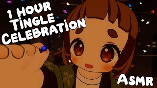 1 Hour Tingle Celebration! Mouth Sounds, Layered, Tapping, Bubbles, Trigger Words and More!
