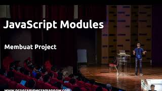 Celebrity Menyimak Materi JavaScript Module Wealth