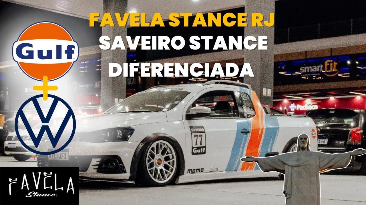 SAVEIRO STANCE GULF SUSPENSÃO A AR BBS E MUITOS DETALHES 