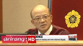 President Park's lawyers say An Chong-bum's notebooks are inadmissible