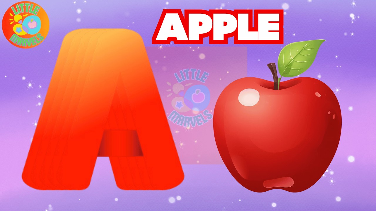 🎩⭐️A is for Apple 🍎 | The New Phonics Song | Educational Videos for Toddlers and Kids