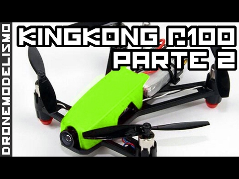 Unboxing mini DRONE FPV INDOOR Kingkong Q100 [pt-br]