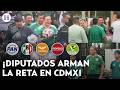 ¡Morena vs PAN en la cancha! Diputados arman retas con causa para apoyar a escuelas en la CDMX