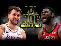 Los Angeles Lakers Vs New Orleans Pelicans Full Game Highlights March 3 2026 NBA Season