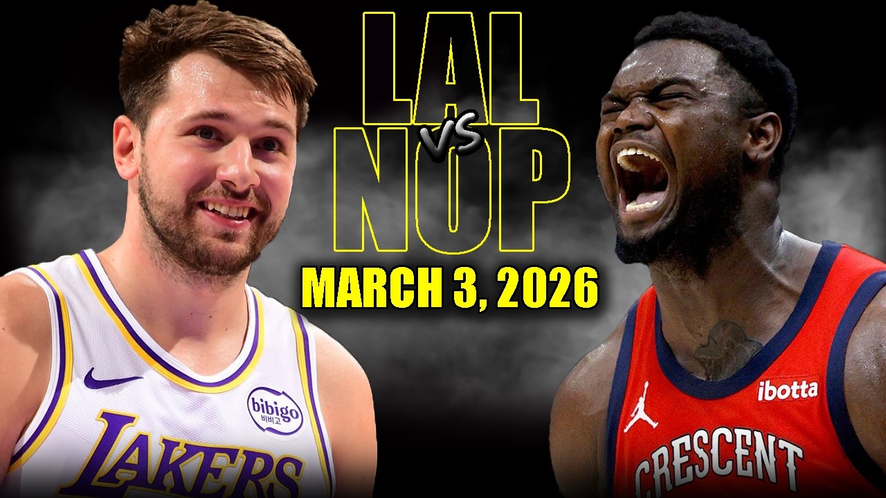 Los Angeles Lakers vs New Orleans Pelicans Full Game Highlights – March 3, 2026 | NBA Season