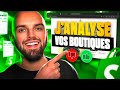 Comment travailler votre webdesign shopify analyse des boutiques de mes abonns