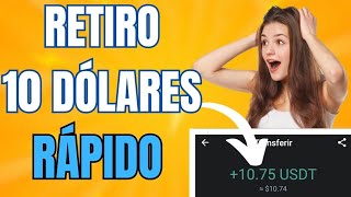 10 DÓLAR AL INSTANTE / PÁGINA PAGANDO RÁPIDO / GANA DINERO FÁCIL Y RÁPIDO EN AUTOMÁTICO 2023