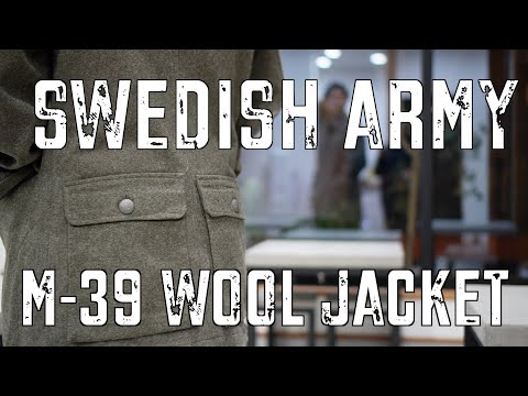 古着屋】スウェーデン軍 80年前のウールジャケット【軍物】 - YouTube