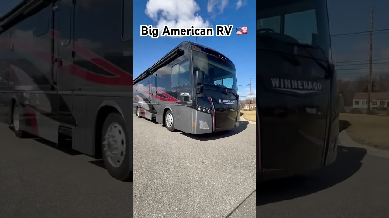 ⁣Tour a BIG American Class A Diesel Pusher RV - Winnebago Forza 34T