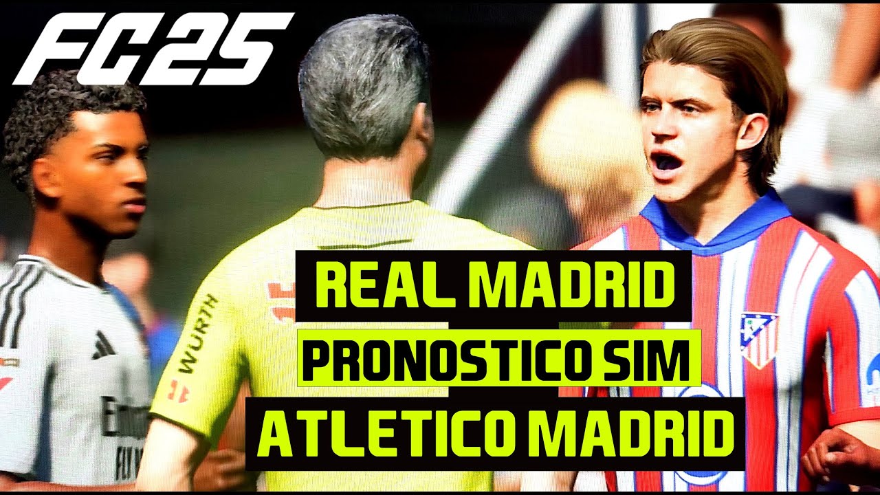 FC 25 - Real Madrid vs Atl. Madrid | La Liga 2025 gameplay ea fc 25 SIM ...
