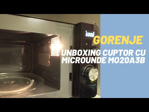 Unboxing cuptor cu microunde Gorenje MO20A3B | Gorenje MO20A3B Microwave Oven Unboxing