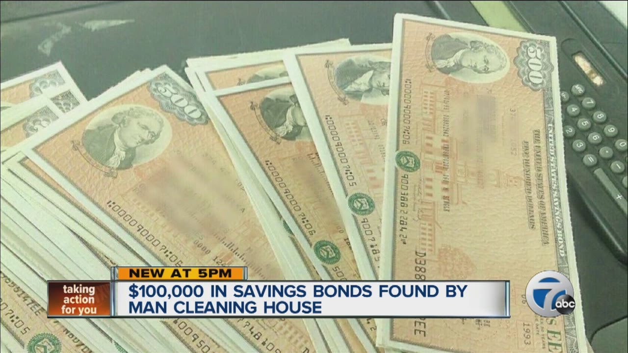 100 000 In Saving Bonds Found By Man Cleaning House Youtube