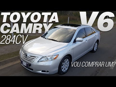 CONHECENDO O TOYOTA CAMRY 2008 3.5 V6 DE 284CV