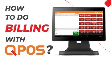 How to do Billing with QPOS ? | Restaurant Billing Software | Billing Demo | English | QPOS