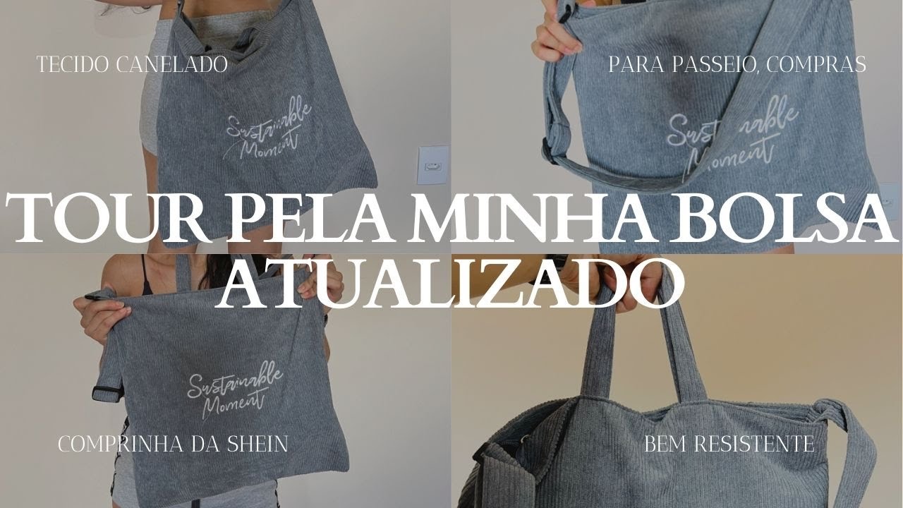 TOUR PELA MINHA BOLSA DA SHEIN ATUALIZADO + JA ADIANTO QUE EU VOU COMPRAR OUTRA BOLSA