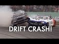 Insane drift crash  bmw jumps camaro lorenin.