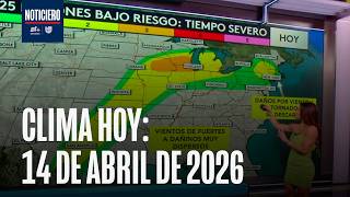 Clima hoy Estados Unidos martes 14 de abril 2026 Ola de calor al sureste y granizo en Texas