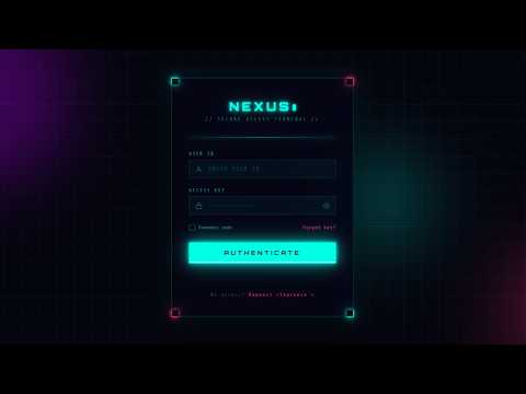Neon Login Form Using HTML CSS JS |#coding #frontendcourse #website #animatedform #programming #css