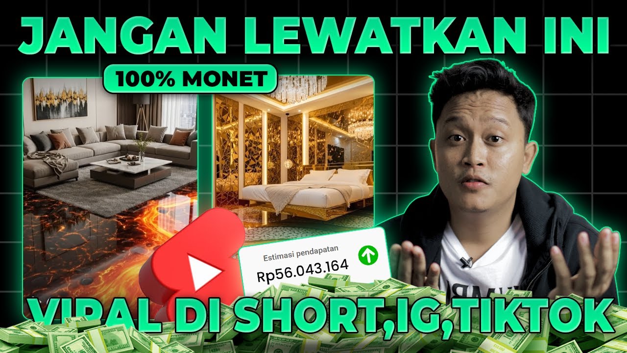 Viral di SHORT,IG dan TIKTOK Full Bisa Monet dan CUAN! Cara Dapat Uang dari Youtube 2026 Terbaru