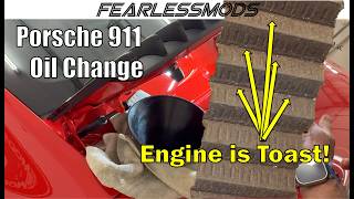 Finding Metal Shavings in our Porsche 911 Oil Change