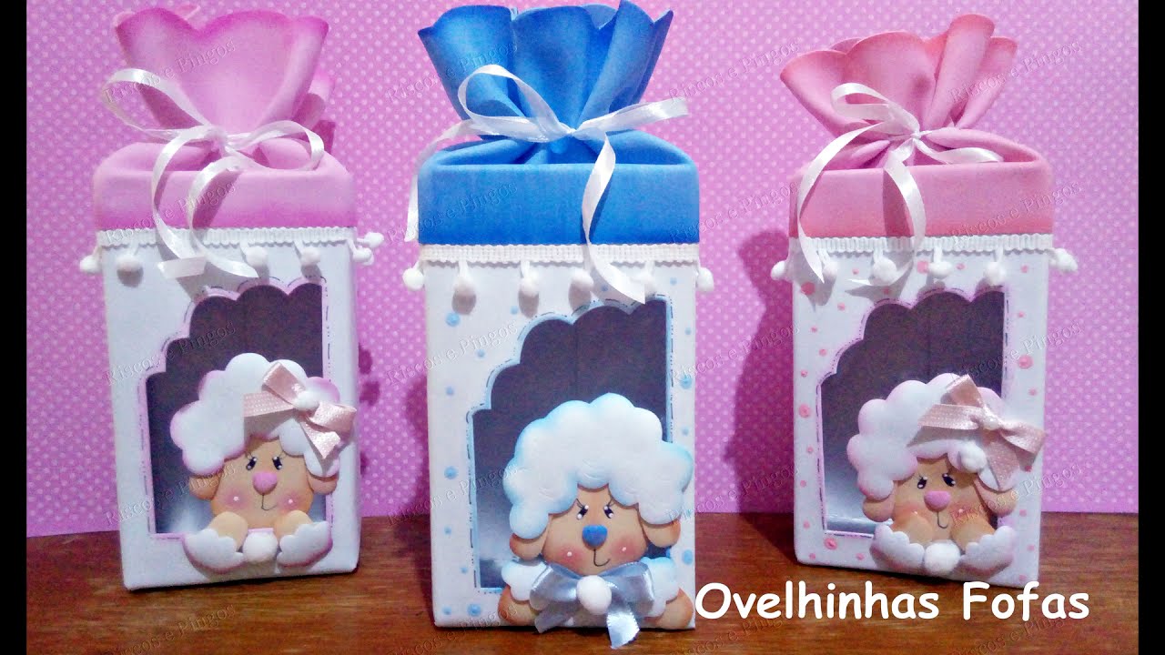 DIY: Páscoa/ Porta Chocolate/ Ovelha Fofa/ Passo a passo/ Cute