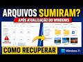 Como recuperar arquivos apagados/perdidos por atualização do Windows