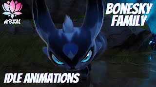 Bonesky family twined idle animations (Aniimo Beta test 1)