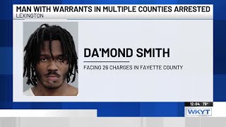 Multiple agencies work together to arrest wanted man in Lexington