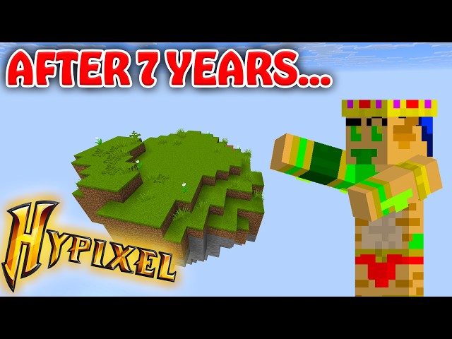 I Played HYPIXEL SKYBLOCK For The FIRST TIME In 7 Years! - YouTube
