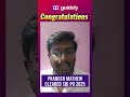 Congratulations Pranosh |Cleared SBI PO 2025🎉#guidely #shorts #successstory #sbipo #ytviral #reel