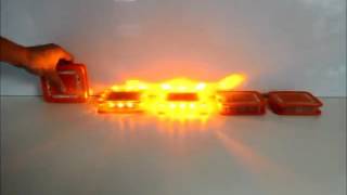 ICS Sequential LED Road Flare Tilt Control
